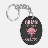 OBGYN bei Ihrem Muttertier Schlüsselanhänger (Vorderseite links)