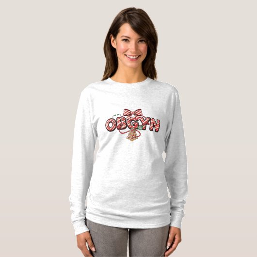 OBGYN Christmas Long Sleeve T-Shirt (Vorne ganz)
