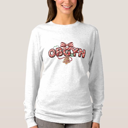 OBGYN Christmas Long Sleeve T-Shirt (Vorderseite)