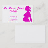 OBGYN Doktor Visitenkarte (Vorne/Hinten)
