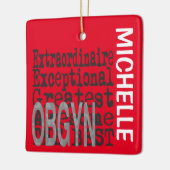 OBGYN Extraordinaire CUSTOM Keramikornament (Links)