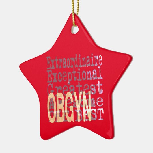 OBGYN Extraordinator Keramik Ornament (Links)