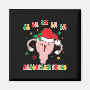 Obgyn Midfrau Doula Christmas Fa La La La La Fallo Magnet