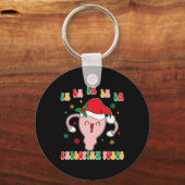 Obgyn Midfrau Doula Christmas Fa La La La La Fallo Schlüsselanhänger (Vorderseite)