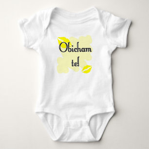 Obicham te! - Bulgare - i-Liebe Sie Baby Strampler