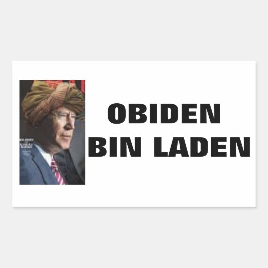 OBIDEN BIN LADEN STICKER (Vorderseite)