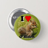 O'Biden Eichhörnchenknopf Button (Vorne & Hinten)