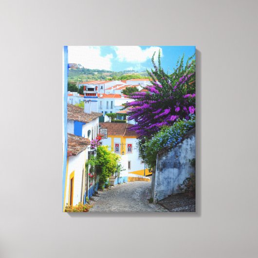 Obidos Blume Leinwanddruck (Vorderseite)