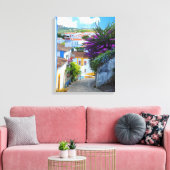 Obidos Blume Leinwanddruck (Insitu (Wohnzimmer))