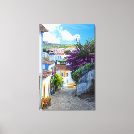 Obidos Blume Leinwanddruck (Vorderseite)