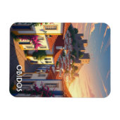 Obidos Portugal Reise Magnet (Horizontal)
