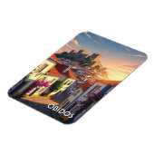 Obidos Portugal Reise Magnet (Linke Seite)