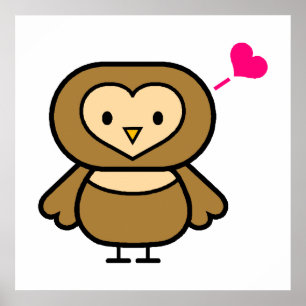 Obie Owl Poster