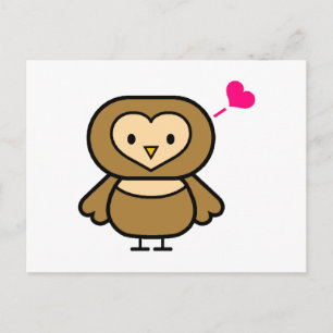 Obie Owl Postkarte