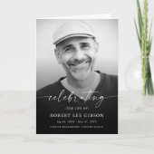 Obituary Order of Service Funeral Memorial Service Programm (Vorderseite)