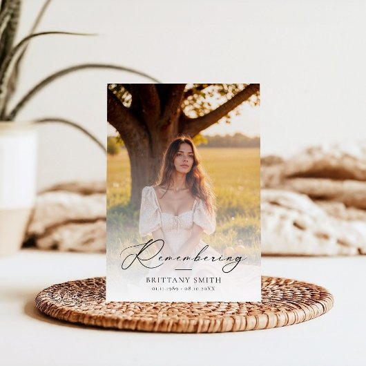 Obituary Order of Service Memorial Funeral Programm