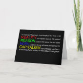 Objectivism Greeting Card Karte (Vorderseite)