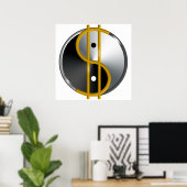 Objectivist Yin/Yang Poster (Heimbüro)