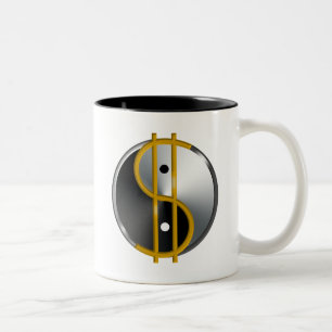 Objectivist Yin/Yang-Tassen Zweifarbige Tasse