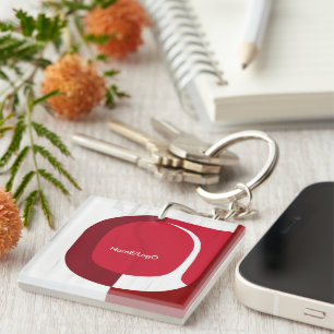 OBJEKT_12_trio Acrylat Schlüsselanhänger