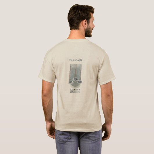 OBJEKT_2_RAN Kontrolle Meter T - Shirt (Schwarz voll)