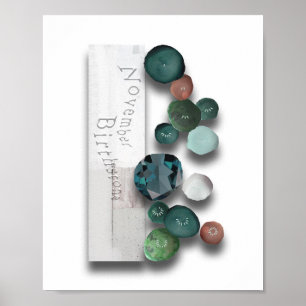 OBJEKT_5_Variationen auf dem Topaz-Matte-Poster Poster