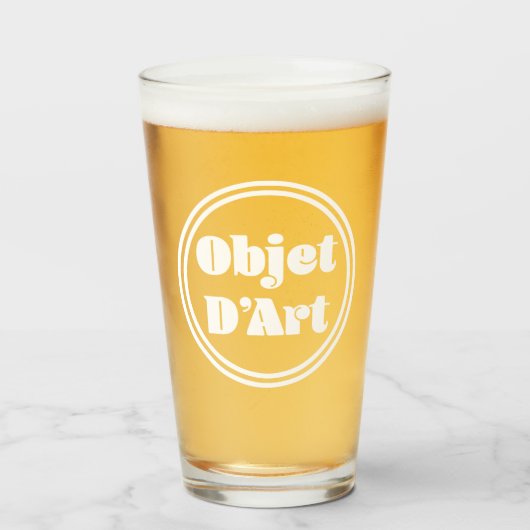 Objekt D'Art Glas (Vorne (Gefüllt))