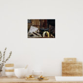 Objekte eines Captain's Desk aus dem 19. Jahrhunde Poster (Küche)