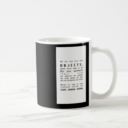 Objekte v.s. Inner Joke eine Verschiebung in der P Kaffeetasse (Rechts)