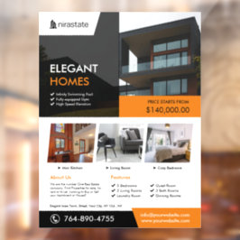 Objektklammer für Real-Anwesen-Eigenschaften Fensteraufkleber