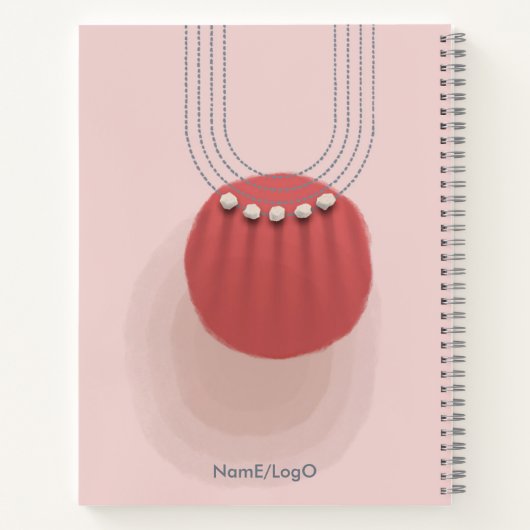 Objet_10_sunrise Spiralnotebook Notizblock (Rückseite)