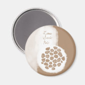 objet_11_lotus seed pod magnet (Vorderseite/Rückseite)