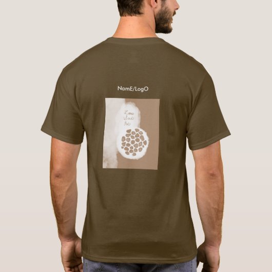 objet_11_lotus seed pod T - Shirt (Rückseite)