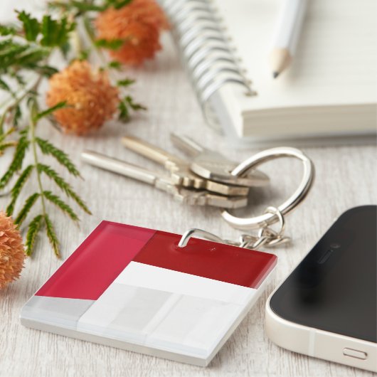 objet_13_quartet Acrylat Schlüsselanhänger (Vorderseite rechts)