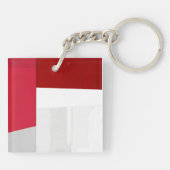 objet_13_quartet Acrylat Schlüsselanhänger (Rückseite)