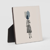 objet_14_eine Frau_1 Fotoplatte (Vorderseite)