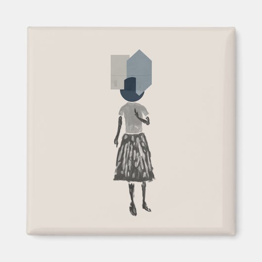 objet_14_eine Frau_1 Magnet (Vorne)