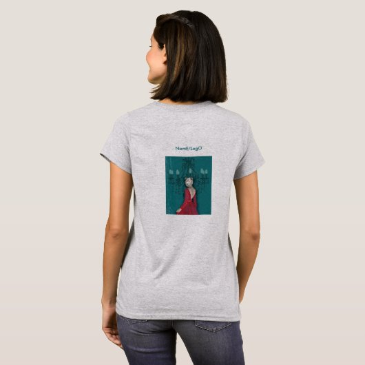 objet_19_une femme_2 T - Shirt (Schwarz voll)