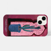 objet_21_a Fenster mit einem Kaktus iPhone Gehäuse Hülle (Rückseite (Horizontal))