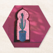 objet_21_ein Fenster mit einem Kaktus Untersetzer (Vorderseite)
