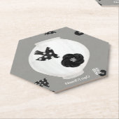 objet_22_kamelie,Vogel und Töpferei Untersetzer (angewinkelt)