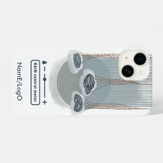 objet_2_rain Kontrolle-Messgerät iPhone-Gehäuse iPhone Hülle (Rückseite (Horizontal))