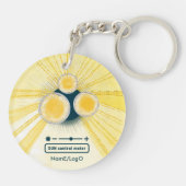 Objet_3_sun Kontrolle-Messgerät für Acryl Schlüsselanhänger (Rückseite)