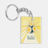 Objet_3_sun Kontrolle-Messgerät für Acryl Schlüsselanhänger (Vorderseite links)