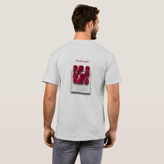 objet_4_Variationen des Ruby-T-Shirts T-Shirt (Schwarz voll)
