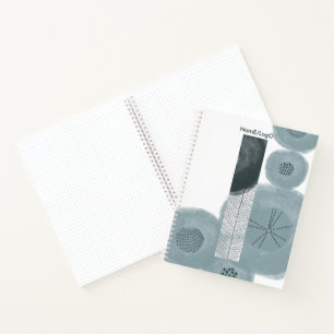 Objet_9_Herbstblätter_2 Spiralnotebook Notizblock