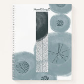 Objet_9_Herbstblätter_2 Spiralnotebook Notizblock (Vorderseite)