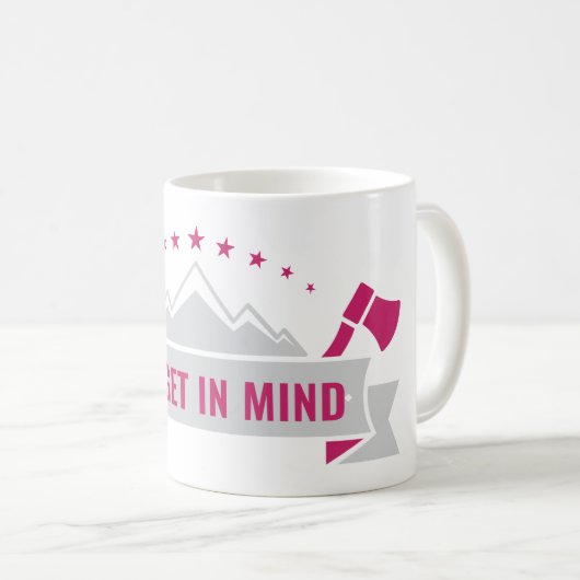 Objetivo en mente | Target in mind Kaffeetasse (VorderseiteRechts)