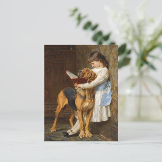 Obligatorische Bildung | Briton Riviere Postkarte (Stehend Vorderseite)