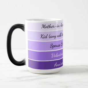 Obligatorische Feier-Gradienten-Kaffeetasse Verwandlungstasse
